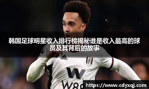 韩国足球明星收入排行榜揭秘谁是收入最高的球员及其背后的故事